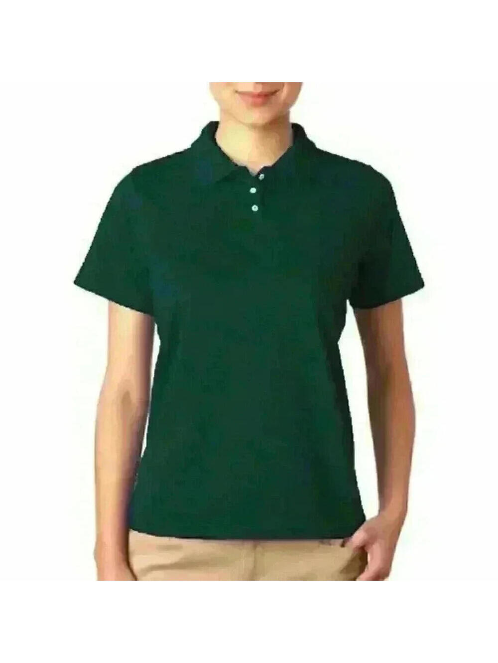 Green Polo Shirt Womens Small Outer Banks Short Sleeve Golf Shirt Cool DRI NEW